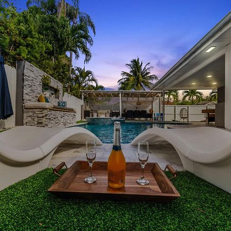 Miami Luxury House W Heated Pool & Jacuzzi Villa Екстериор снимка
