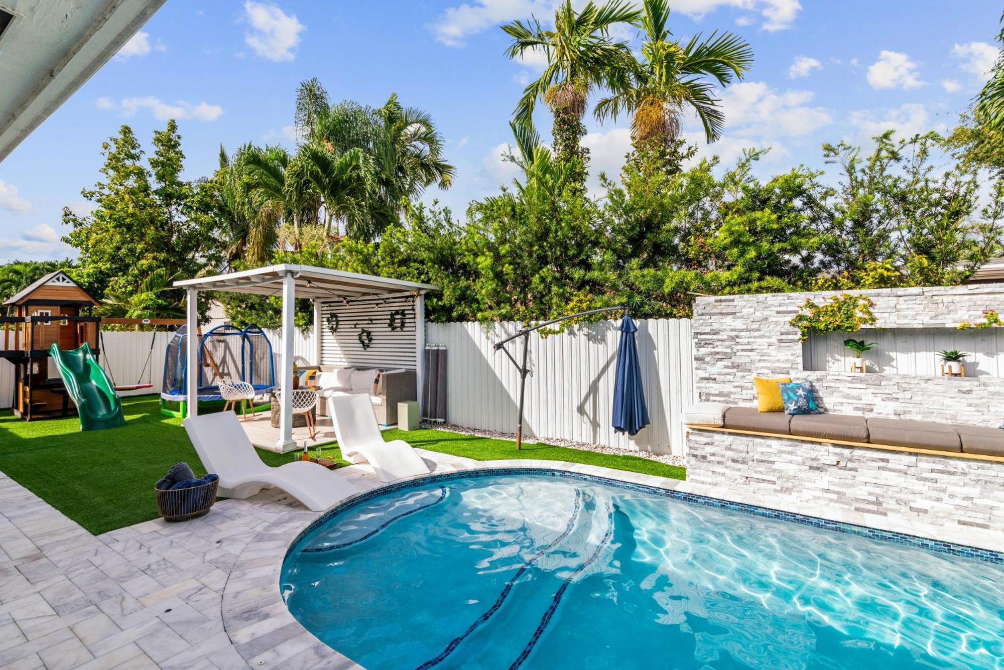Miami Luxury House W Heated Pool & Jacuzzi Villa Екстериор снимка