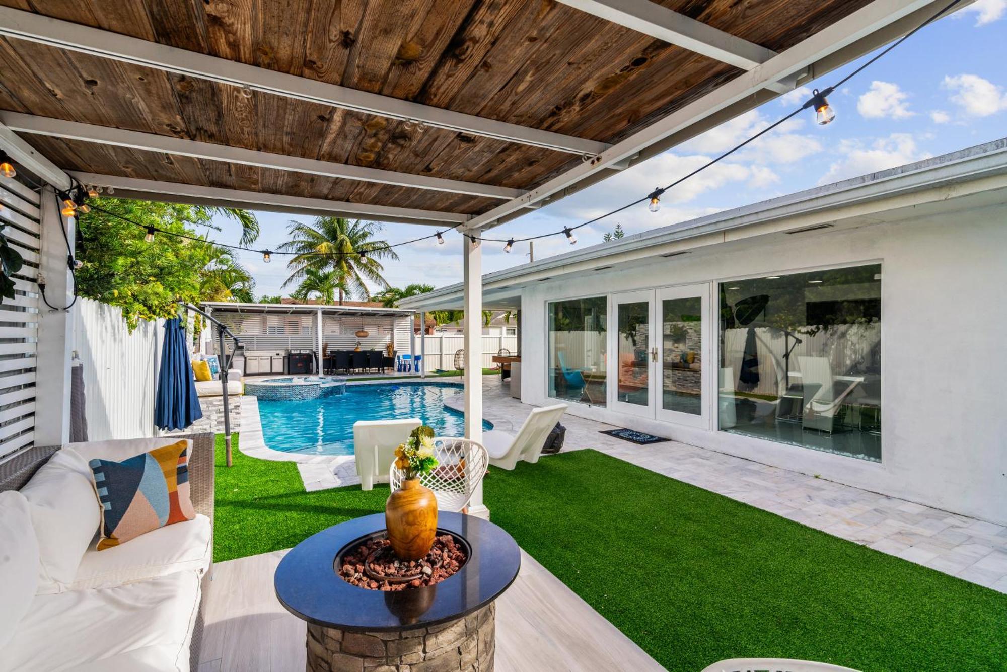 Miami Luxury House W Heated Pool & Jacuzzi Villa Екстериор снимка