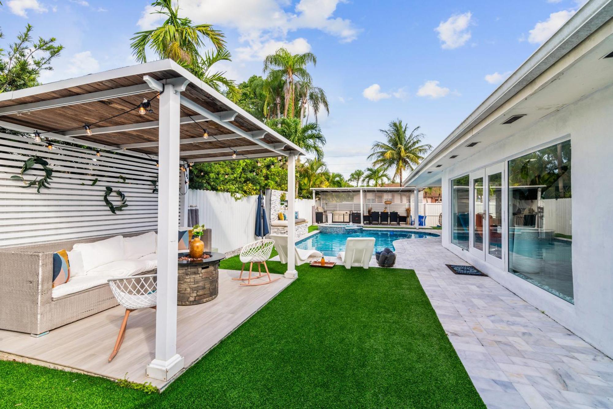 Miami Luxury House W Heated Pool & Jacuzzi Villa Екстериор снимка