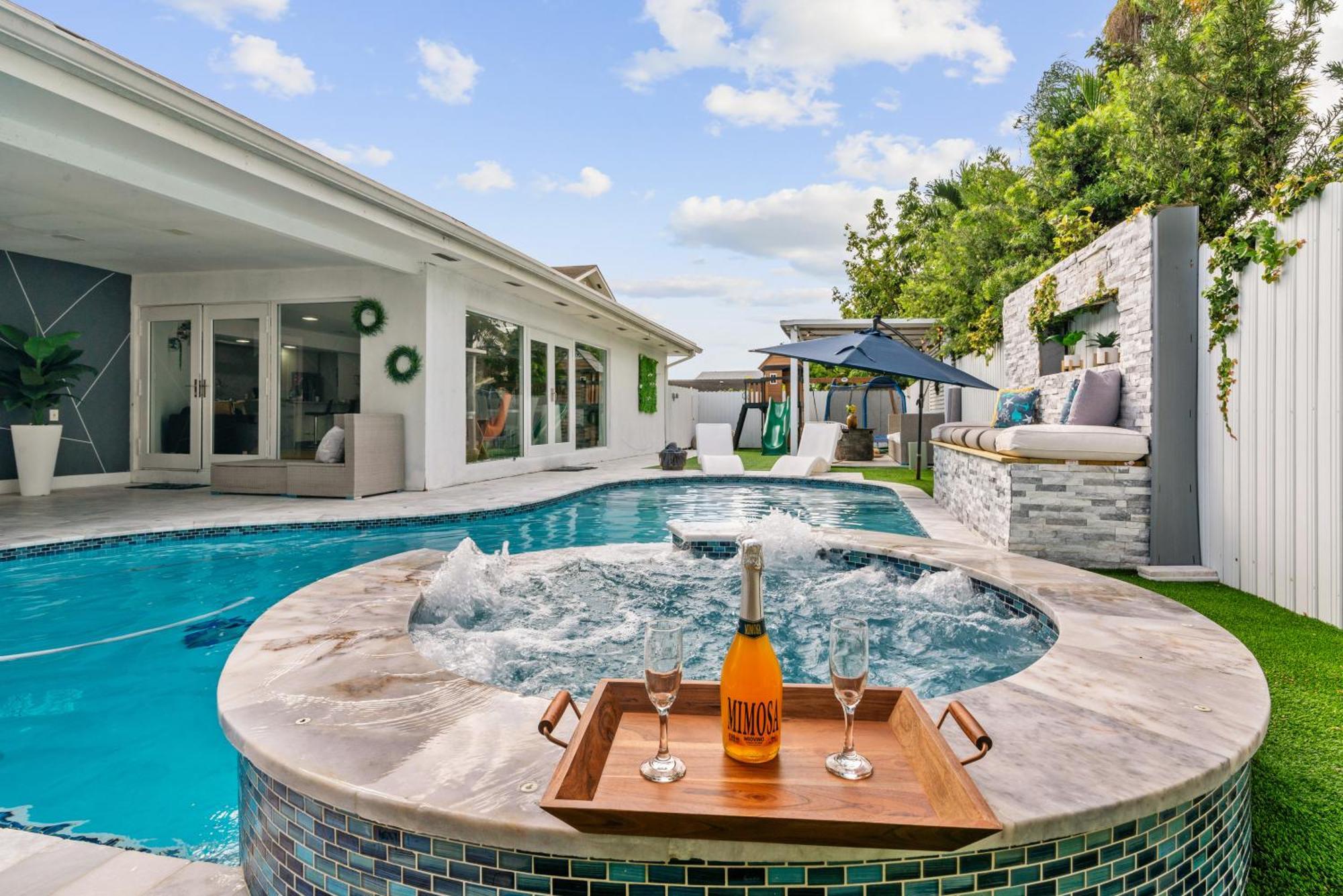 Miami Luxury House W Heated Pool & Jacuzzi Villa Екстериор снимка