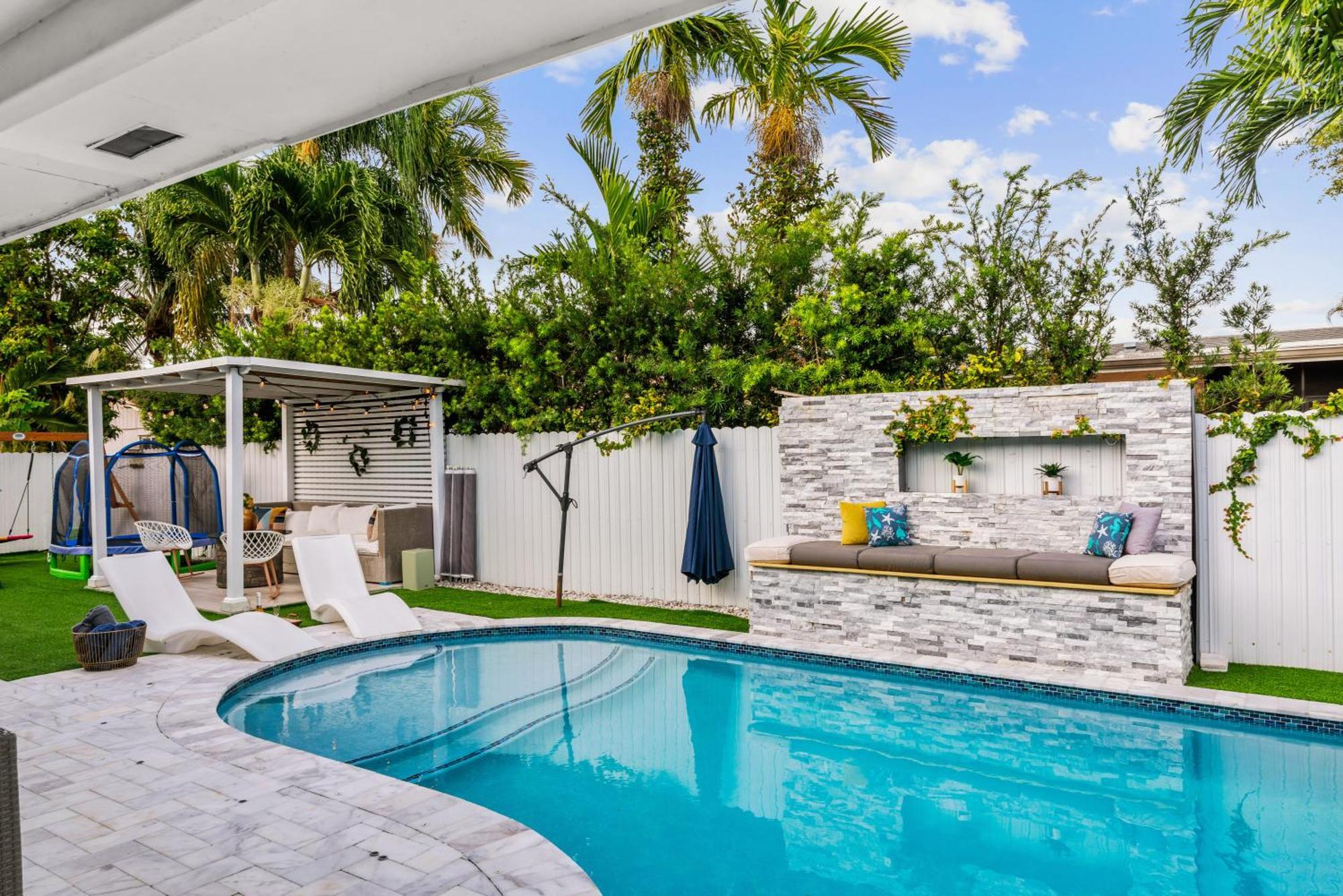 Miami Luxury House W Heated Pool & Jacuzzi Villa Екстериор снимка
